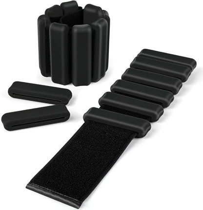 Bangles 2Pc Body Weight Set Wrist Leg Weight & Ankle Weights - 1Lbs Each Wrist