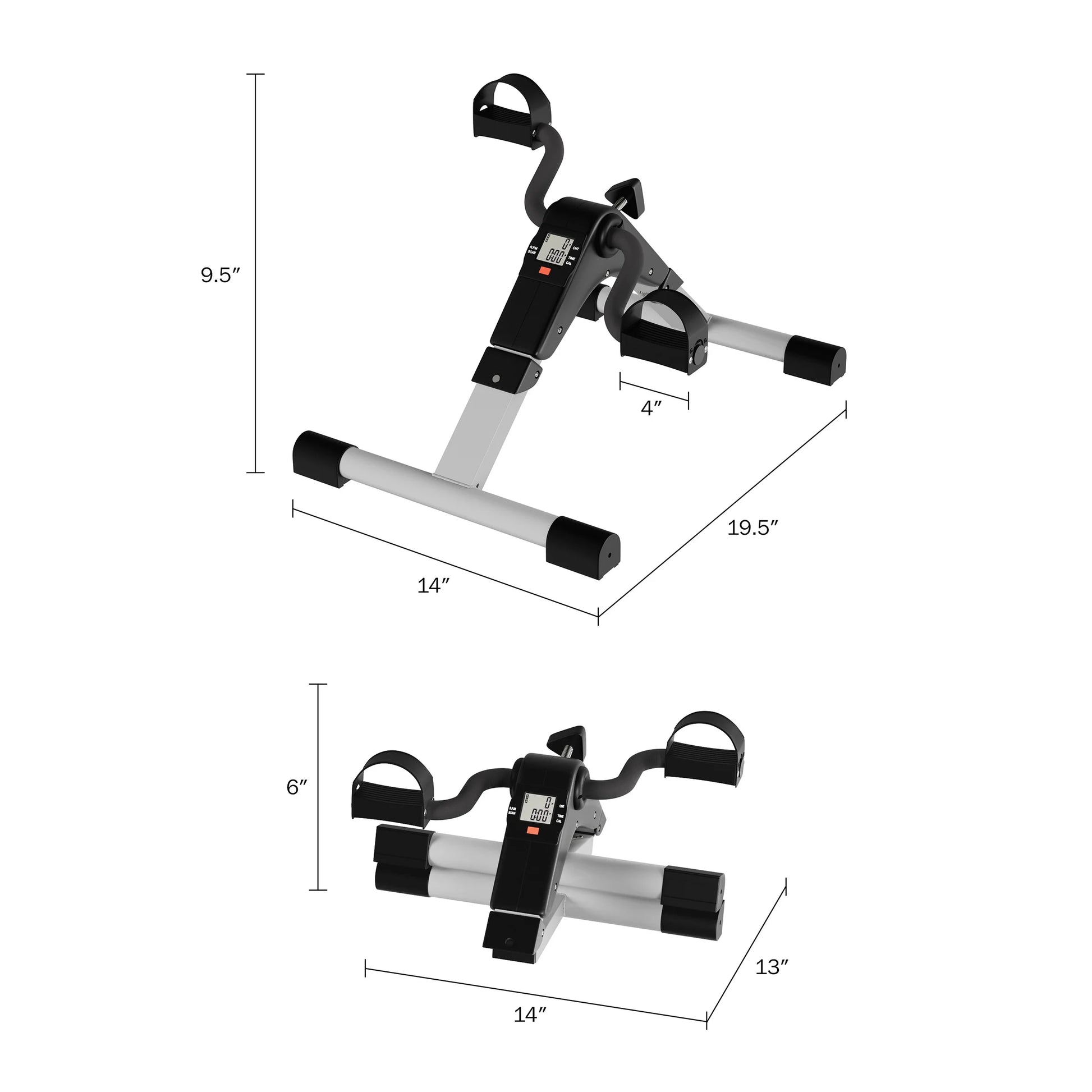 Desk Pedal Exerciser with Calorie Tracker