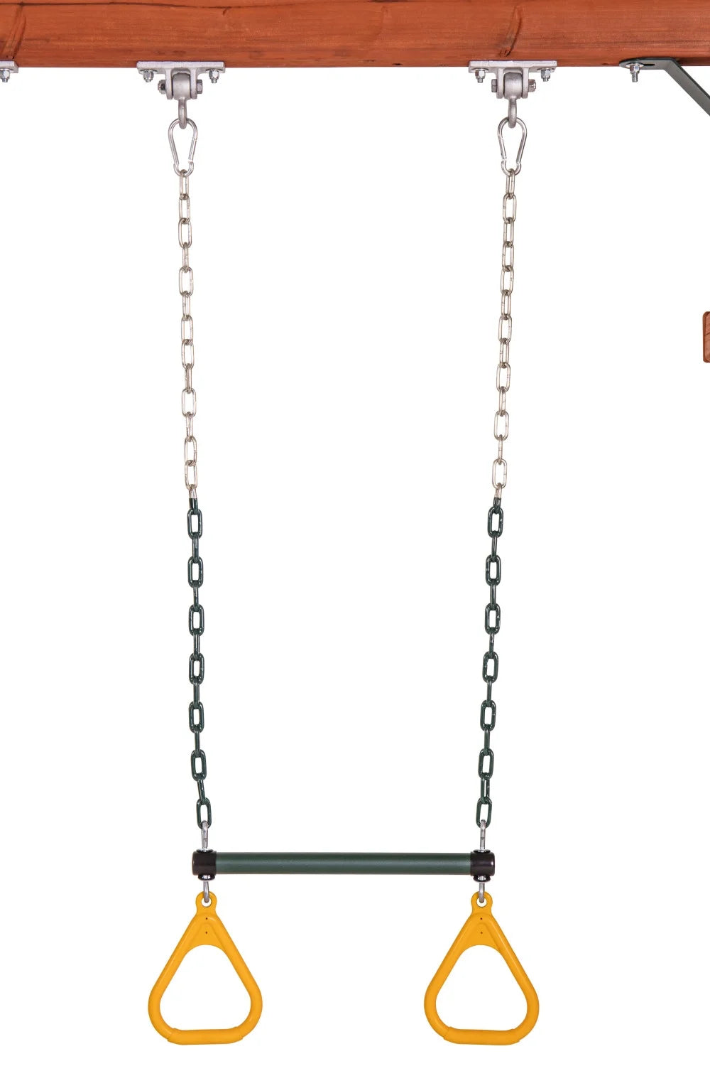 Heavy-Duty Trapeze Swing Bar with 50” Chains