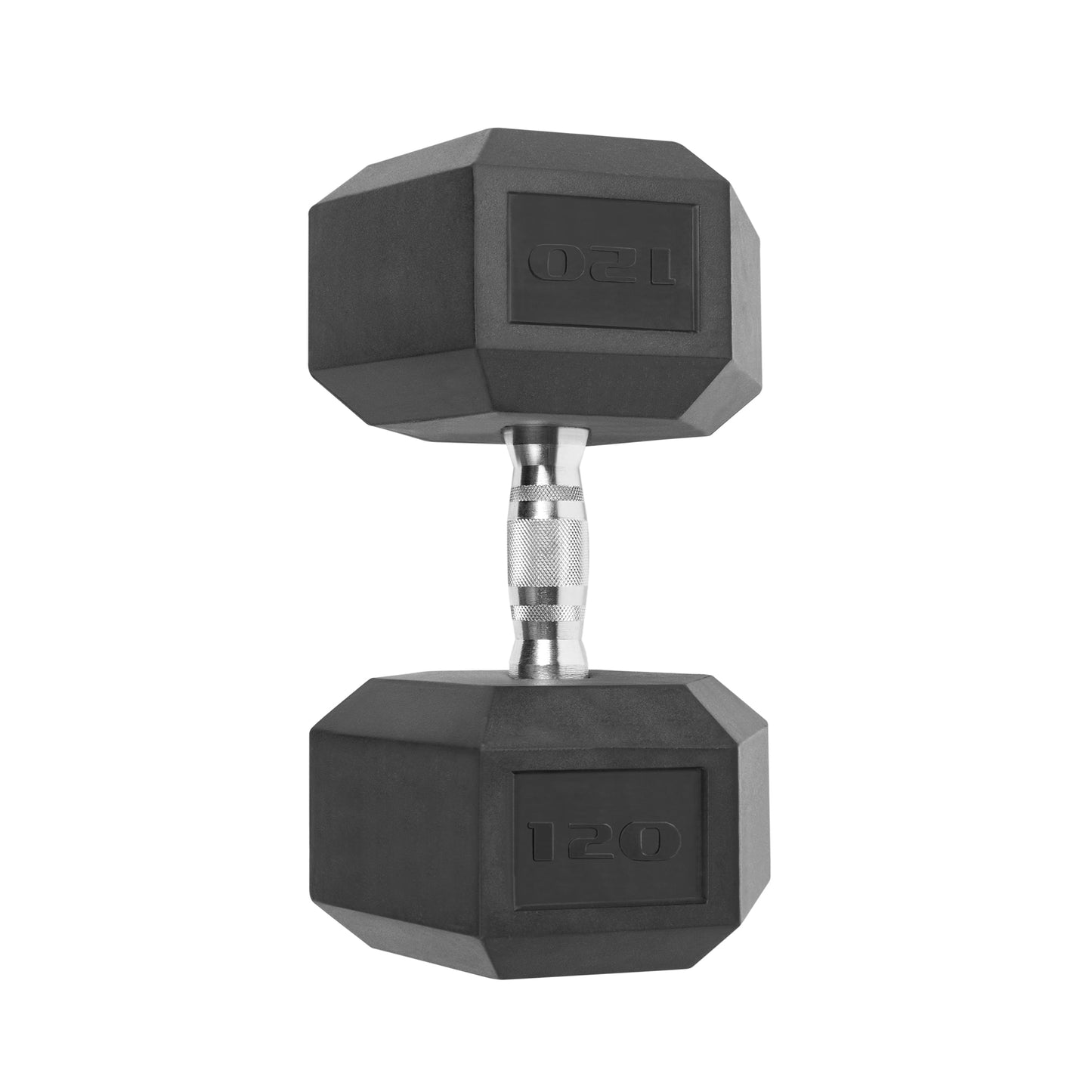 Barbell, 120Lb Coated Hex Dumbbell, Single