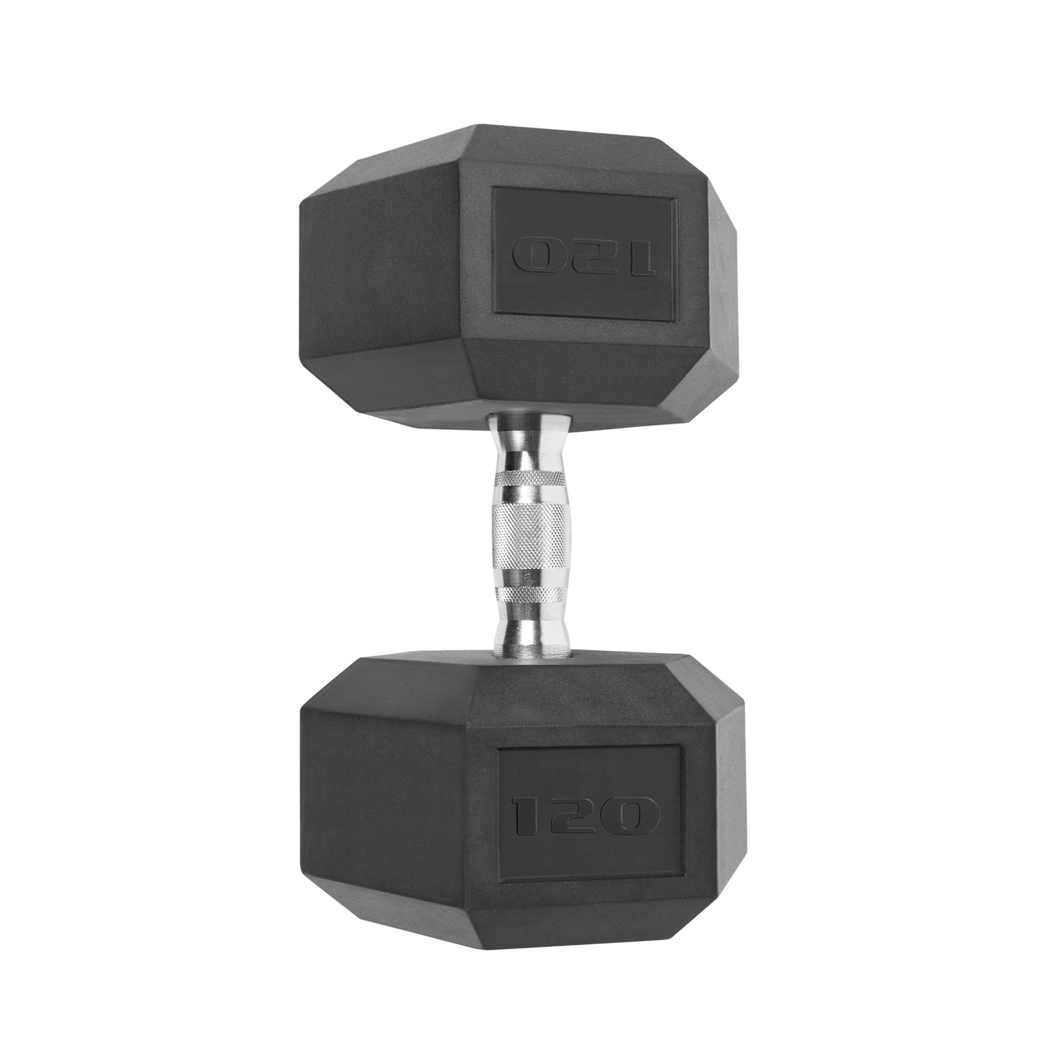 Barbell, 120Lb Coated Hex Dumbbell, Single