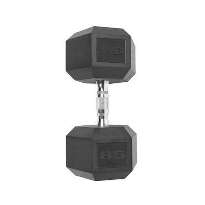 Barbell Coated Hex Dumbbell, Single 85 Lbs