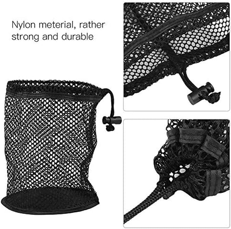 Ball Mesh Bag, Lightweight Nylon Mesh Drawstring Drawstring Pouch Balls Holder Storage Collector(50 Balls Collector) Mesh